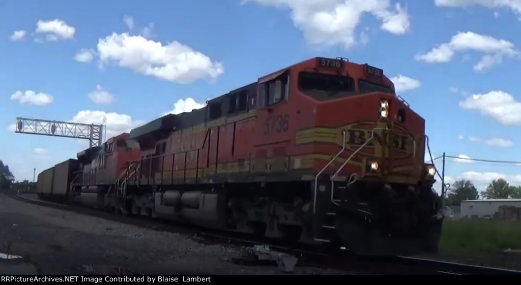 BNSF coal train